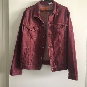 Levi’s Maroon/Burgundy Jean Jacket